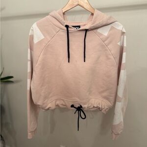 IVY PARK Blush Hoodie with Black and White Accents